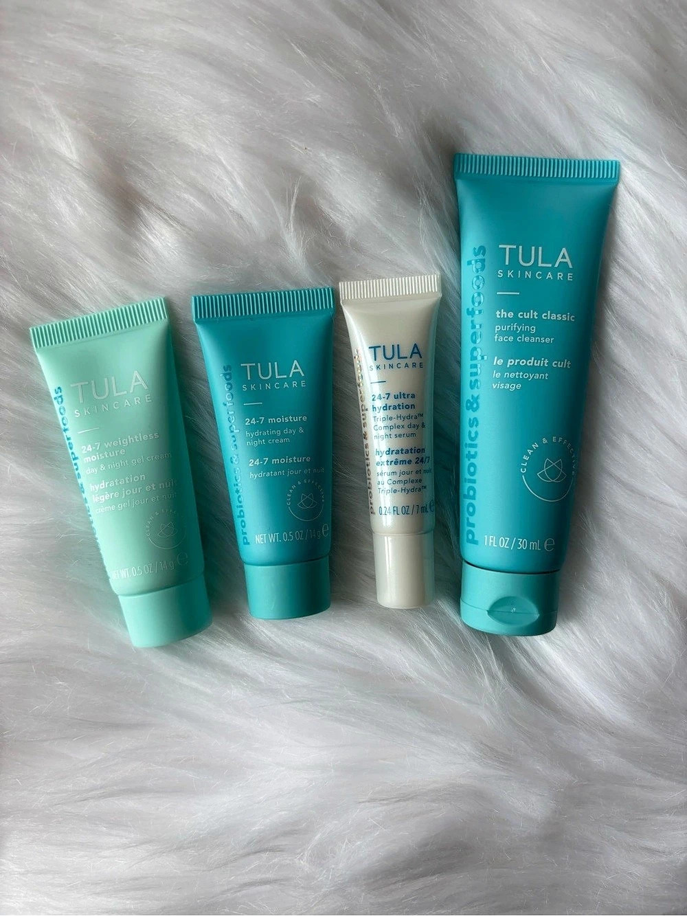 🆕🆕TULA 4 PIECE SKINCARE SAMPLE BUNDLE